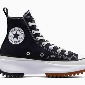 Converse Black Run Star Hike Platforms Size 6.5